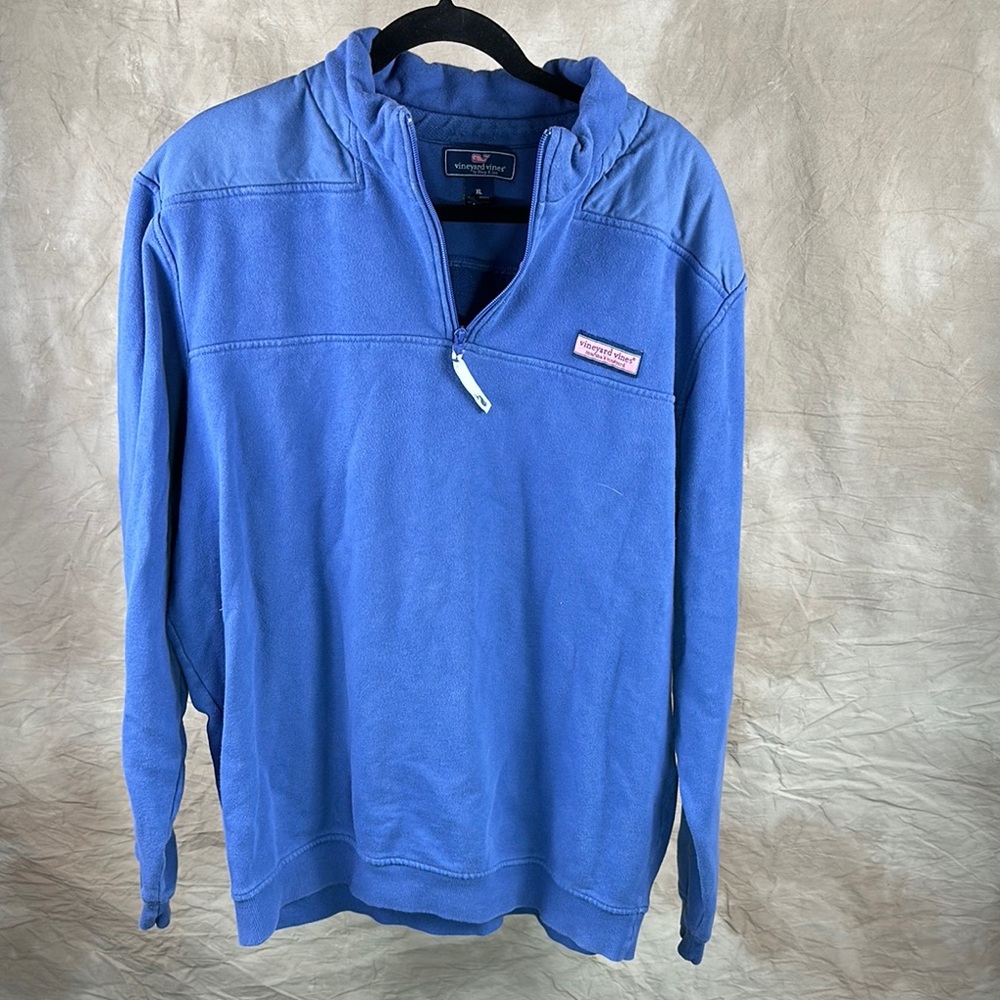 Vineyard Vines Blue Quarter-Zip Pullover